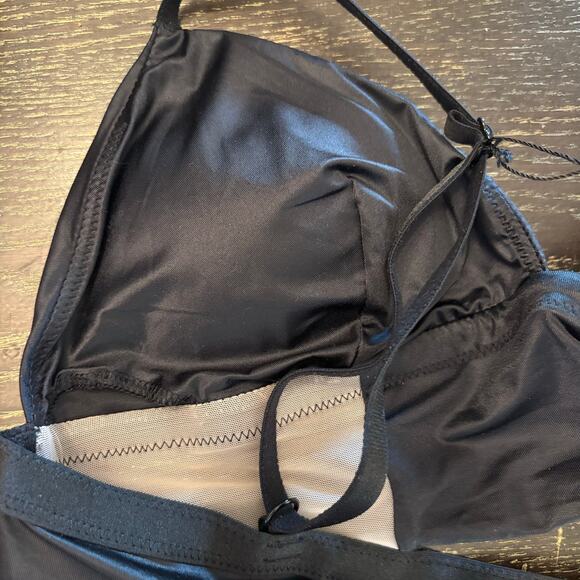 Victoria’s Secret Black Satin Strappy Bralette M NWT - Picture 11 of 11